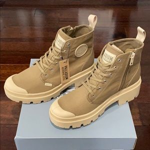 Palladium Pallabase Twill Women’s Butternut Boots
